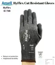 Ansell HyFlex 11-738 Cut Resistance Mechanical Automotive Work Industrial Gloves