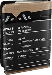 [GaxfjRu] Movies Clapperboard Print Leather Passport Holder Covers Case, Waterproof Travel Wallet Passport Holder for Women Men, Black, One Size
