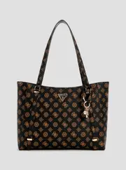 GUESS Brown Logo Daryna Elite Tote Bag