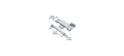 CRL F2531 Chrome Window Sash Lock with 2-1/4" Screw Holes