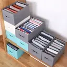 Closet Space Saver Clothes Sorting Bins Multi-compartment Clothing Storage Box