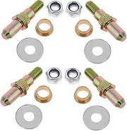 PENIKOKO 4 Sets Car Door Hinge Repair Kit Easy Installation Bushing and Nut Kit for Suv Pickup Trucks Precision Fit Door Hinge Pins Washers Compatible with Chevrolet