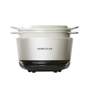 【Vermicular】IH MINI 琺瑯鑄鐵電子鍋-海鹽白(新品 小V鍋 鑄鐵鍋 IH鍋 湯鍋 電子鍋 低溫 蔬食 無水)