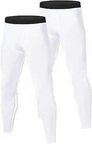 Towintec Men’s Compression Pants, Athletic Running Leggings Workout Tights Quick Dry Base Layer for Basketball Sports Football Gym Soccer Breathable Underpants