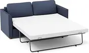 Wilzealan 4 Inch Memory Foam Replacement Mattress for Sleeper Sofa and Couch Beds, Full Size, CertiPUR-US Certified, Washable Cover (Sofa Not Included)