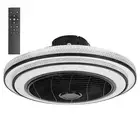 20.5in Ceiling Fan with Light Round Pendant Fan Lamp 30W LED Ceiling Fan with 3