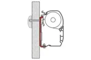 Standard Mounting Bracket Kit for Fiamma F45 S Awning Caravan Brackets 98655-391