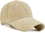 [ZMvise] Corduroy Unisex Plain Adjustable Hat Cotton Baseball Cap