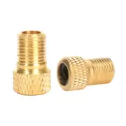 2PCS Presta to Schrader Valve Converter Bicycle Road Tire Pump Valve AdapterGY