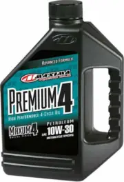 Maxima Racing Oil Maxum 4 Premium 4-Stroke Engine/Motor Oil | 10W-30 | 1 Gallon