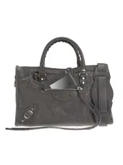 Balenciaga Classic City Mini Grey Leather Tote