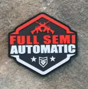 Full Semi Auto PVC Morale Patch