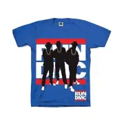 Run DMC Silhouette T-Shirt Blue New