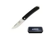 Azero PMMA Black Handle Pocket Knife 140mm Overall Length (A153233)