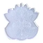 Lotus-shaped Epoxy Coaster Mold Suitable for Home Decoration Table Wine Tray