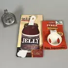 Pyrex Accessories Egg Separator Rare, Jelly Knife & Don Freezer Thermometer H5