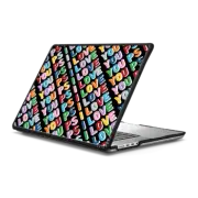 MacBook Pro 16-inch (M1 - M4) Impact Case PS I Love You 45 Rainbow Shadow Black