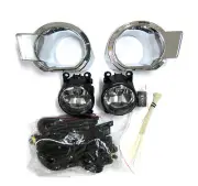 FOG LIGHT SPOT LAMP CHROME BRACKET COVER TRIM FORD RANGER XLT PX T6 2012 - 2014