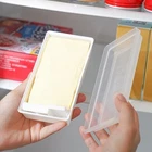 Sleek Cheese Storage Box with Self Contained Slicer Efficient and Hygienic