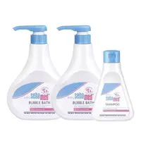 在飛比找PChome24h購物優惠-Sebamed施巴5.5嬰兒泡泡露組合(泡泡露500ml*2