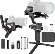 Zhiyun Weebill S 3-Axis Handheld Camera Gimbal Stabilizer for Mirrorless and DSLR Cameras Like Canon 5DIV 5DIII EOS R Sony A7M3 A7R3 A7 III A9 Panasonic S1 GH5s Nikon Z6,300% Improved Motor