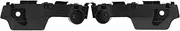 [DAT AUTO PARTS] Front Left Driver & Right Passenger Side Set Bumper Cover Mounting Bracket Pair Support Insert Reinforcement Retainer Replacement For 2009-2013 Mazda 6 Black Plastic MA1032107 MA1033107