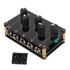 Sound Passive Mixer Dual Channel Sound Input 4 In 1 Out Mini Low Noise Passi Fit