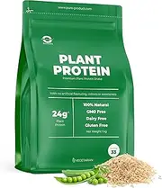 Pure Product Australia Vegan Pea and Rice Protein Isolate Powder - 24g Plant Protein per Serve - Unflavoured 4kg