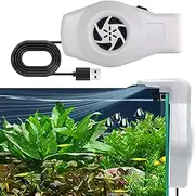 Fish Tank Chiller Fan - USB Fish Tank Cooler Anti Rust Quiet Chiller Aquarium Fan - Cooling Fan Aquarium Accessories Anti Fade for Homes Aquariums Reptiles Saltwater