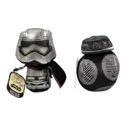 Hallmark Itty Bittys Star Wars Soft Plush Toys Captain Phasma & BB-9E Droid