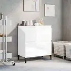 Classic Buffet Sideboard Cabinet Kitchen Hallway Cupboard Storage High Gloss