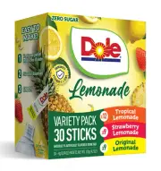 Dole Lemonade Zero Sugar Powdered Drink Mix Variety Pack