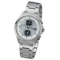 在飛比找PChome24h購物優惠-SEIKO Spirit Solar 大錶面計時腕錶/銀面