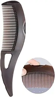 Dandruff Comb with Self-Cleaning Hollow Teeth & Massage Handle - Scalp Detox Comb for Flakes, Oil Removal - Dandruff Scalp Hair Brush for Women/Men/Kids