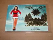 2015 Benchwarmer MIRIAM GONZALEZ #3 Holiday Gold Foil/24 PLAYBOY Playmate 2001