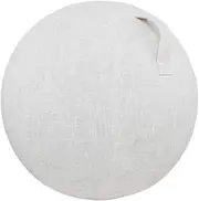 55cm/65cm/75cm Cotton+Linen Protective Yoga Ball Cover Exercise Ball Protection Skin Wrap Accessory Beige 65cm