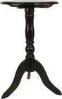 Decor Therapy Simplify Pedestal Accent Table, Aged Cherry 15" x