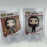 Funko Marvel Upper Deck Cards Lot Of 2 Wanda Maximoff #s 70 & 71 Common Set NM/M