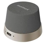Momax 2 in 1 Magnetic Portable True Wireless Speaker Phone Stand - Titanium - [BS6HKL]