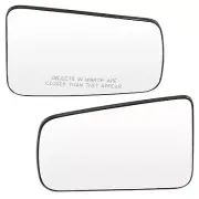 With BACKING Chrome Mirrors For 2008-2011 Ford FOCUS Convex + Flat Mirrors Glass