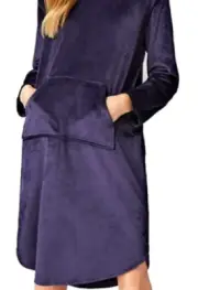 32 Degrees Heat Cozy Plush Sleep Lounger Heron Blue 1x/2x