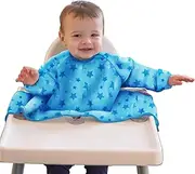 Tidy Tot Long Sleeve Cover & Catch Bib - Stars