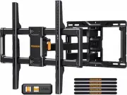 Full Motion TV Wall Mount for 42-84 Inch TVs up to 132 lbs, VESA 600x400