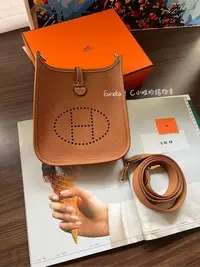 在飛比找Yahoo!奇摩拍賣優惠-《現貨已售可預訂》Hermes mini Evelyne ❤