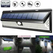 Outdoor Solar Motion Sensor Light 90 LED PIR Sensor 120 Degree 3 Mode No Wire