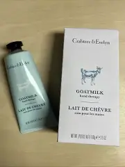 Crabtree And Evelyn Goatmilk Hand Therapy Cream 3.5 Oz Full Size