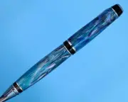 Popular Classic Cigar Ballpoint Pen in Chrome Finish with Sea of Trouble Barrel