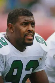 Philadelphia Eagles Defencive Lineman Reggie Smith1980 NFL Photo