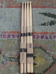 2 PACK Promark LA Special 5B Wood Tip Drumstick, LA5BW - Free Shipping