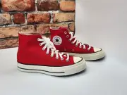 Converse Chuck 70 Hi Canvas Shoes Womens Size 8.5 Sneakers Torch Red A02066C New